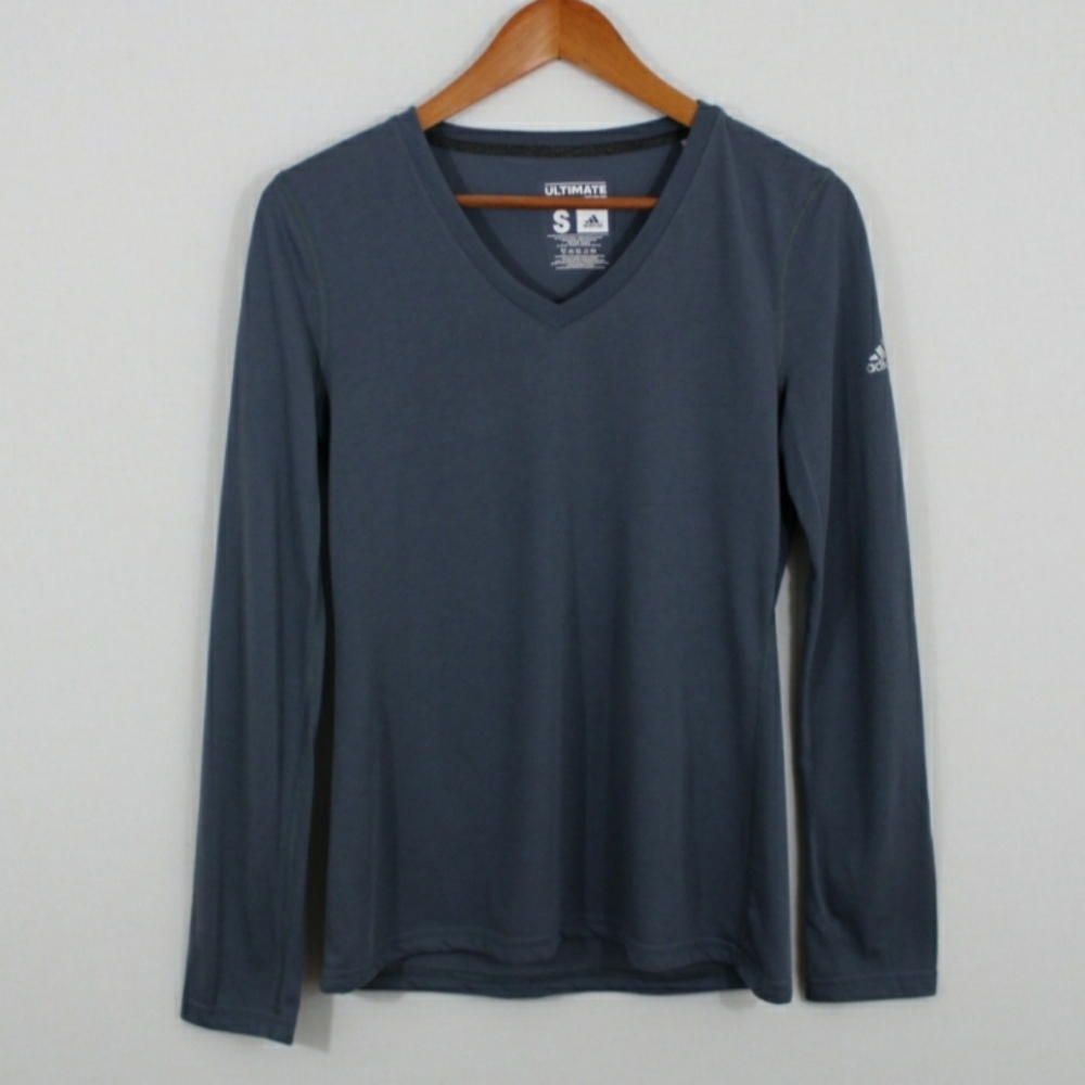 Adidas Long Sleeve Tee 100% Polyester S